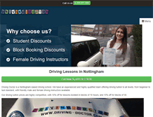 Tablet Screenshot of driving-doctor.com